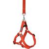Terrain D.O.G. Nylon Dog Harness, Medium, 16-25 inch Girth Size, Blue Heaven(Orange)