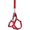 Terrain D.O.G. Nylon Dog Harness, Medium, 16-25 inch Girth Size, Blue Heaven(Red)