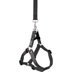 Terrain D.O.G. Nylon Dog Harness, Medium, 16-25 inch Girth Size, Blue Heaven(Black)