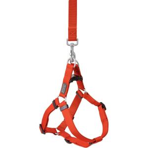 Terrain D.O.G. Nylon Dog Harness, Medium, 16-25 inch Girth Size, Blue Heaven(Orange)