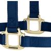 Weaver Equine Nylon Horse Halter, Triple-Ply Cheek Design, Original Non Adjustable Halters for Horses, Equine Tack,Average Size, Black(Navy)
