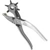 Weaver Leather Supply German Made Revolving Leather Hole Punch Tool, Adjustable Rust-Resistant Punch Pliers, Hole Maker for Belts, Gaskets, and More