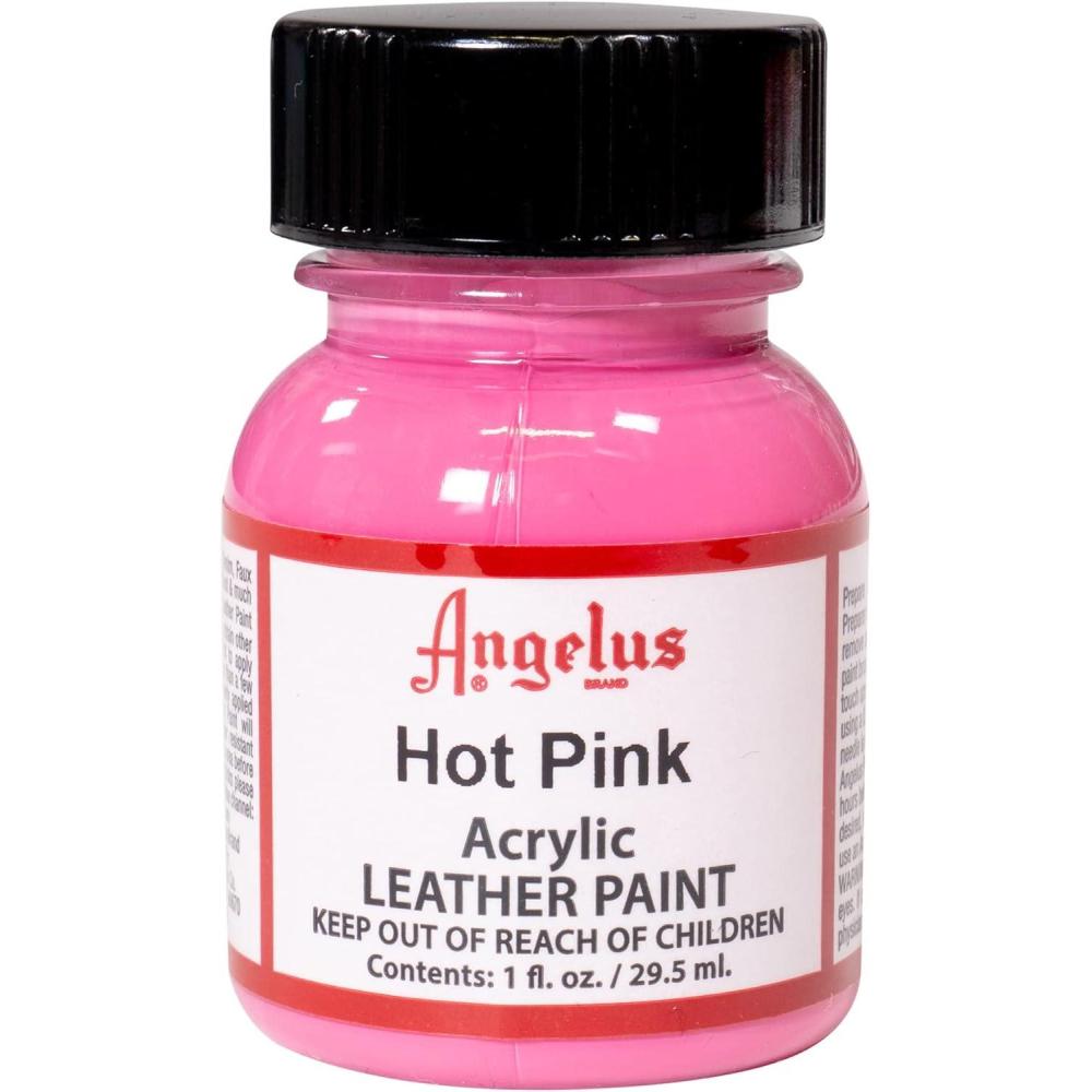 image:imageAngelus Leather Paint 1 Oz RedHot Pink