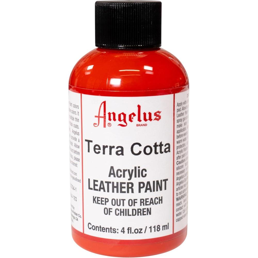 image:imageAngelus Leather Paint 1 Oz RedTerra Cotta
