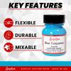 Angelus Leather Paint 1 Oz Red(Blue Turquoise)