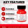 Angelus Leather Paint 1 Oz Red(Chili Red)