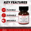 Angelus Leather Paint 1 Oz Red(Dark Brown)