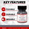 Angelus Leather Paint 1 Oz Red(Dark Grey)