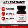 Angelus Leather Paint 1 Oz Red(Flat Black)