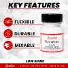 Angelus Leather Paint 1 Oz Red(Flat White)