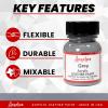 Angelus Leather Paint 1 Oz Red(Grey)