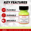 Angelus Leather Paint 1 Oz Red(Grinch Green)