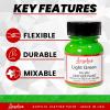 Angelus Leather Paint 1 Oz Red(Light Green)