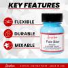 Angelus Leather Paint 1 Oz Red(Pale Blue)