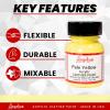 Angelus Leather Paint 1 Oz Red(Pale Yellow)