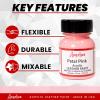 Angelus Leather Paint 1 Oz Red(Petal Pink)