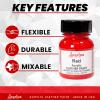 Angelus Leather Paint 1 Oz Red(Red)