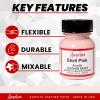 Angelus Leather Paint 1 Oz Red(Shell Pink)