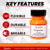 Angelus Leather Paint 1 Oz Red(Tangerine)
