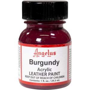 Angelus Leather Paint 1 Oz Red(Burgundy)
