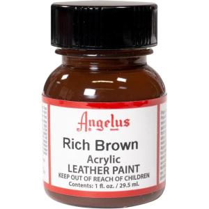 Angelus Leather Paint 1 Oz Red(Rich Brown)