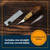 Weaver Leather Supply Craftsman Trimming Knife with Hardwood Handle, Precise Leather Cutting Knife, Utility Tools for Detailed Leathercraft Projects