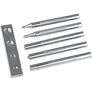 Weaver Leather Deluxe 4P Snap & Rivet Setter, Silver