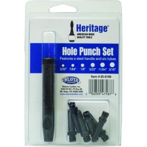 Weaver Leather Heritage Hole Punch Set, Steel