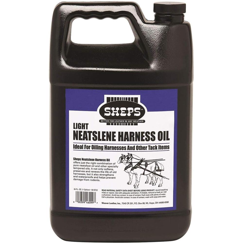 image:imageSheps Neatslene Harness Oil Premium Leather Reconditioner Preserver amp Waterproofer for Leather Saddles Boots Belts Work Shoes amp MoreNeutral