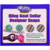 Weaver Leather Bling Goat Snaps, Pink/Orange/Turquoise