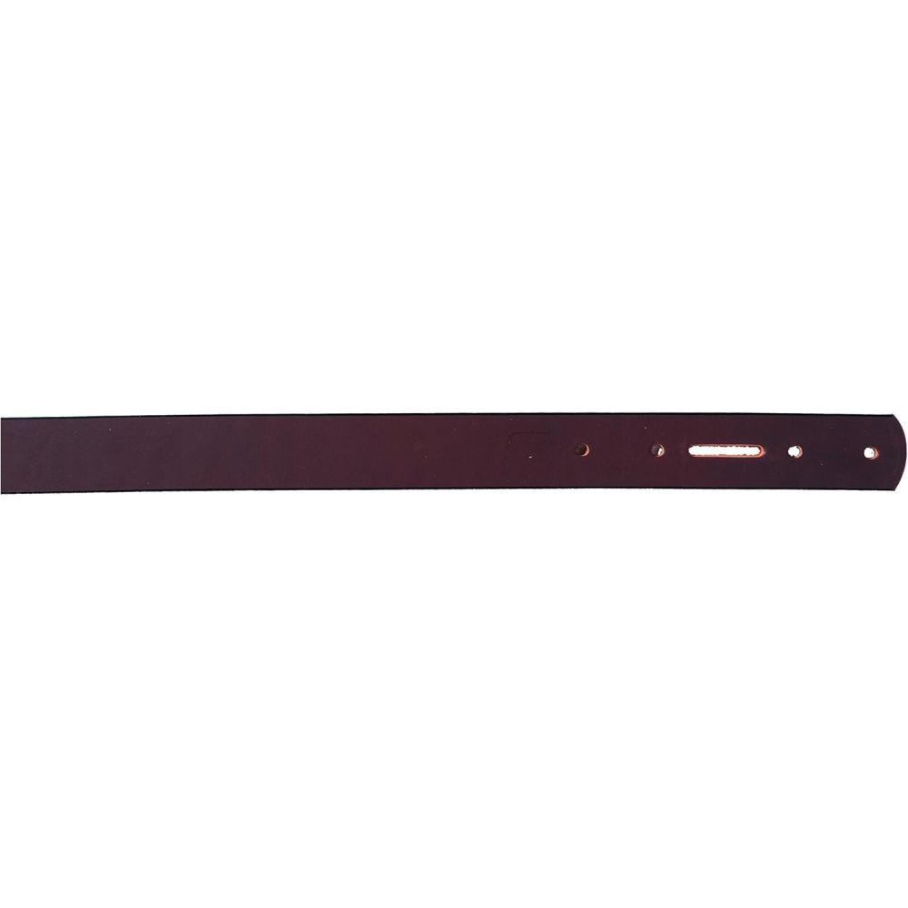 image:imageWeaver Leather Water Buffalo Belt Blank with Snap Holes amp Black Edge PaintChocolate