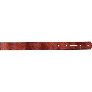 Weaver Leather Water Buffalo Belt Blank with Snap Holes & Black Edge Paint(Antique Brown)