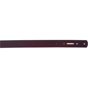 Weaver Leather Water Buffalo Belt Blank with Snap Holes & Black Edge Paint(Chocolate)