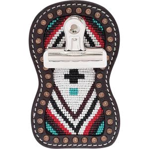 Weaver Leather Beaded Show Number Holder